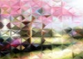 Abstract Pink Green and White Triangle Pattern Background Graphic Royalty Free Stock Photo