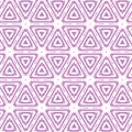 Unique Geometric Abstract Triangle Tile Pink Grid Fabric Fashion Pattern Background Texture