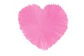 Abstract pink heart. Tie dye pattern. Royalty Free Stock Photo