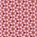 Abstract pink kaleidoscope background texture