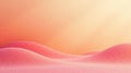 Abstract pink landscape soft, gentle hills under a warm, peachy sky. Generative AI Royalty Free Stock Photo