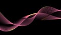 Abstract pink lines lighting effect on dark background Royalty Free Stock Photo