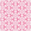 Abstract Pink Mandala or Ikat Wallpaper Pattern Background Royalty Free Stock Photo
