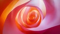 Abstract Pink Orange Rose Petals Close Up Royalty Free Stock Photo