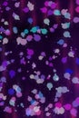 Abstract pink, purple, blue brush strokes, drops, splashes of paint Royalty Free Stock Photo