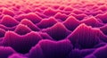 Abstract Pink and Purple Digital Sound Wave or Data Visualization Background Royalty Free Stock Photo