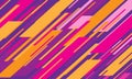 Abstract pink purple orange colours line speed pattern design modern futuristic background vector Royalty Free Stock Photo