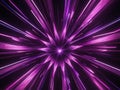 abstract pink purple star neon splines, computer generated. 3d rendering glowing background