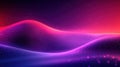Futuristic Neon Particle Wave Background Royalty Free Stock Photo