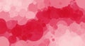 Abstract Pink and Red Circles Background Royalty Free Stock Photo