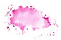 Abstract pink shade watercolor splatter texture background Royalty Free Stock Photo