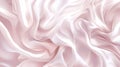 Beautiful soft pink silk background with elegant waves of fabric Royalty Free Stock Photo