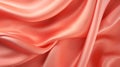 Abstract Pink Silk Satin Background With Coral Texture Royalty Free Stock Photo