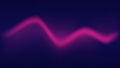 Abstract pink sound wave blurred on blue background technology concept