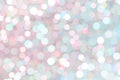 Abstract pink and turquoise light bokeh Background