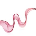 Abstract pink vector wave. background for presentation. advertising banner. eps 10 Royalty Free Stock Photo