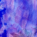 abstract blue lilac watercolor background design wash aqua painted texture close up Royalty Free Stock Photo