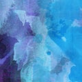 abstract blue watercolor background design wash aqua painted texture close up Royalty Free Stock Photo