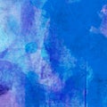 abstract blue watercolor background design wash aqua painted texture close up Royalty Free Stock Photo