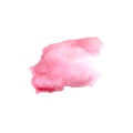 Abstract pink watercolor spot