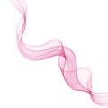 Abstract pink wave background. Vector illustration eps10 Royalty Free Stock Photo
