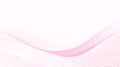 Abstract Pink Wave Pattern of Dots Royalty Free Stock Photo