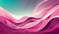 Abstract Pink Wave Vector Background Royalty Free Stock Photo