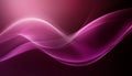 Abstract Pink Waves with Elegant Purple Flow and Dark Amethyst Background Texture Design Elements Royalty Free Stock Photo