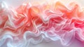 Abstract Pink and White Flowing Fabric Textures