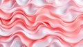 Abstract pink and white wavy layers a serene and elegant background texture. Generative AI Royalty Free Stock Photo