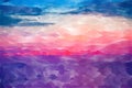 Abstract pink yellow blue purple orange water color background