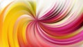 Abstract Pink and Yellow Swirl Background