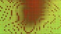 Abstract pixelated background of a colorful screen with glitch effect. Motion. TV noise visualization. Royalty Free Stock Photo