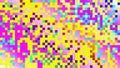 Abstract pixelated colorful rainbow 8 bit retro game Glitch pixel Noise
