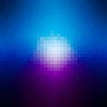 Abstract Pixelated Gradient Background with Blue, Purple, and White Colors Royalty Free Stock Photo
