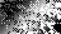 Abstract pixelated rainbow black and white 8 bit retro game pixel Noise