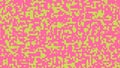 Abstract pixels background in green and pink colors, vector illustration. Royalty Free Stock Photo