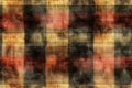 Abstract Plaid Background with Distressed Texture Royalty Free Stock Photo