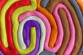 Abstract plasticine background texture. Close Up pattern image