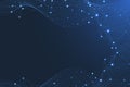 Abstract plexus background with connecting dots and lines. Wave flow. Plexus geometric effect Big data with compounds Royalty Free Stock Photo