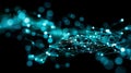 Abstract Plexus Background - Data Network Visualization, Technology Connection Royalty Free Stock Photo