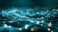 Abstract Plexus Network Background - Data Visualization Connection Royalty Free Stock Photo