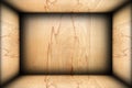 Abstract plywood finished interior background Royalty Free Stock Photo