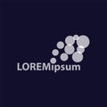 Abstract point logo icon vector template