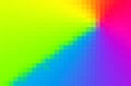 Abstract pointed rainbow background