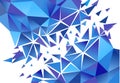 Abstract Polygon Background. Vector