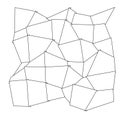 Abstract Polygon Grid Images White Frame Tiles