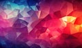 Abstract polygonal background. Futuristic polygonal design. Royalty Free Stock Photo