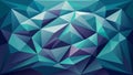 Abstract polygonal background with teal, blue and purple facets Royalty Free Stock Photo