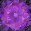 Abstract polygonal background. Violet mosaic wallpaper.